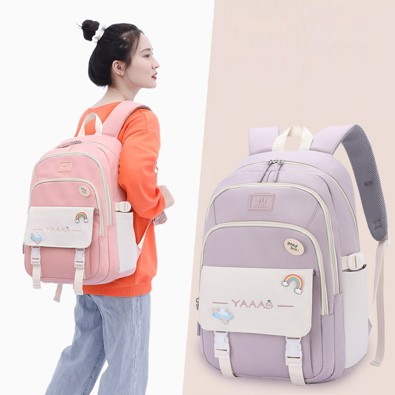 Balo thời trang phong cách Hàn Quốc dày dặn chống thấm nước dùng cho đi học, đi chơi - BEE GEE – BLTT9160