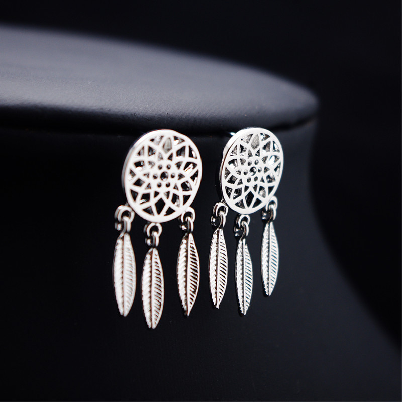 Khuyên tai bông tai dream catcher phong cách boho