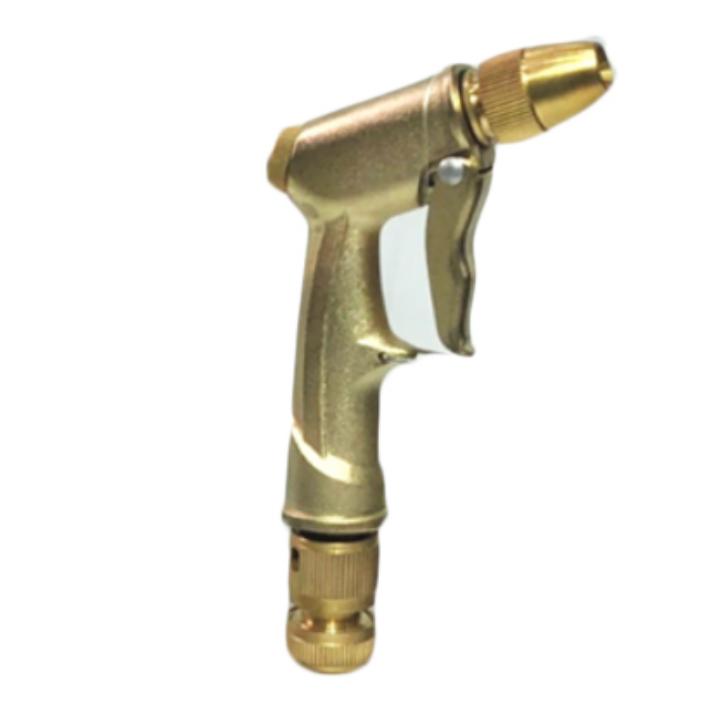 Vòi nước vòi phun nước rửa xe tưới cây tăng áp thông minh + bộ dây bơm nước cao cấp TLG loạI 15m (vòi đồng-dây trắng) 701-1498-1