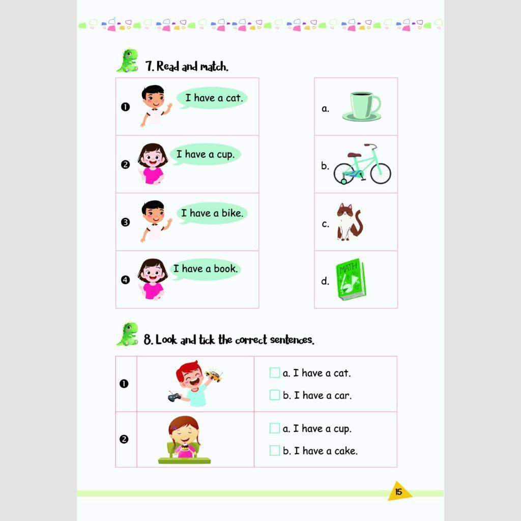 Sách - Bài Tập Bổ Trợ Nâng Cao Tiếng Anh Lớp 1 - MCBooks
