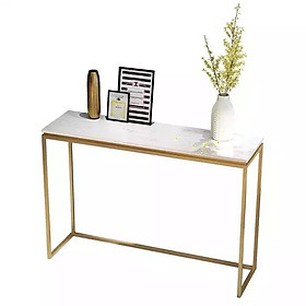 Bàn console ROVE mặt đá khung sắt Juno sofa CSTCT044 120x30x85 cm