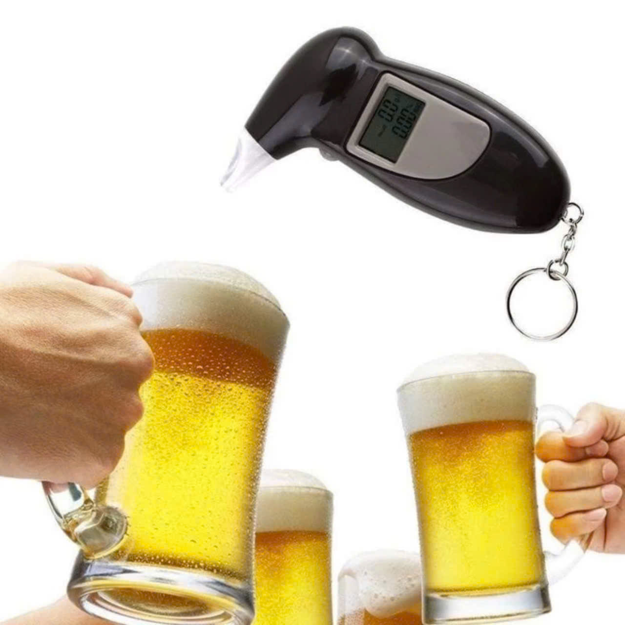 Máy đo nồng độ cồn trong hơi thở mẫu mới cầm tay nhỏ gọn