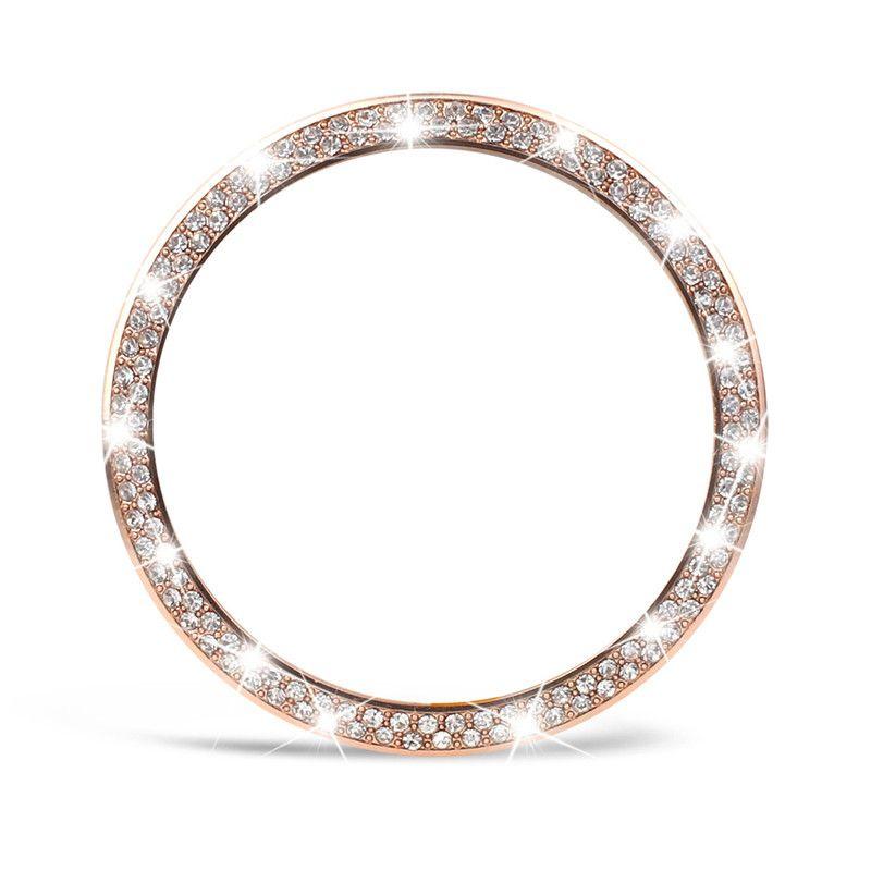 Khung viền bezel ( benzen ) đính hạt 42mm và dây Milanese 20mm dành cho Samsung Galaxy Watch 4 42mm