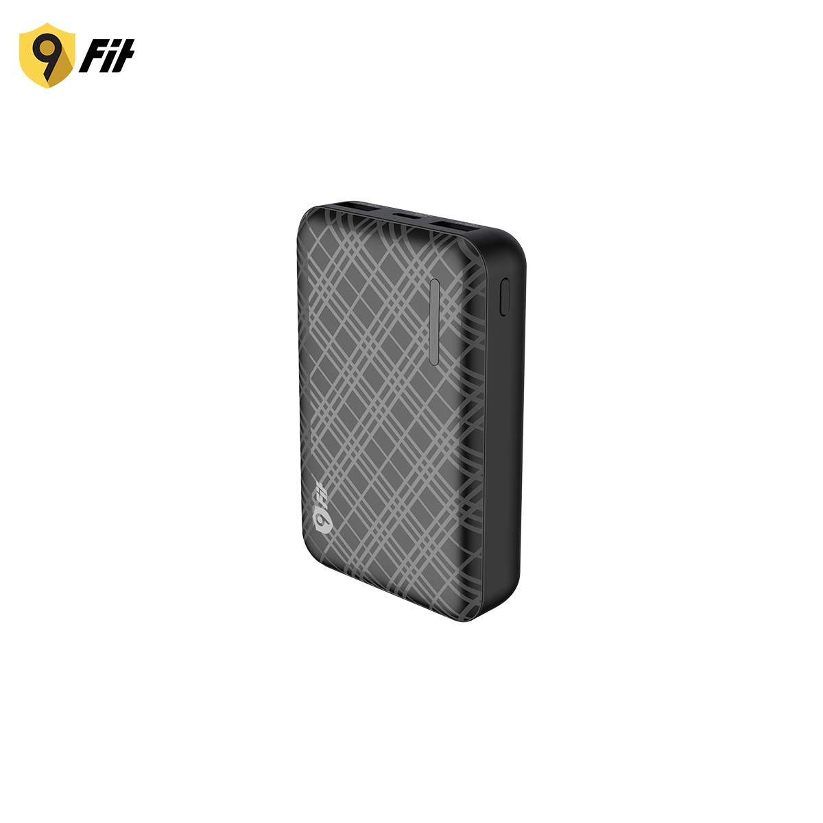 Sạc dự phòng 9FIT Lite 10,000mAh /3.7V Li-Polymer - 9PL10K03B, hỗ trợ sạc nhanh - Hàng chính hãng