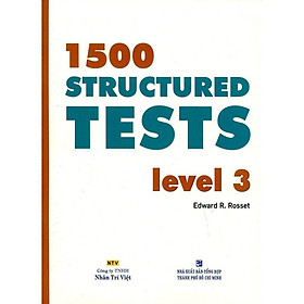 Sách - 1500 Structured Tests Level 3 (Không CD) - Nhân Trí Việt