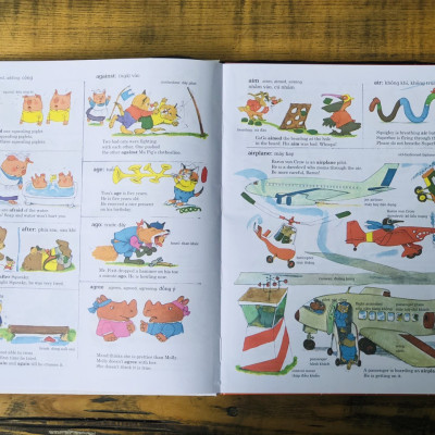 Sách từ điển anh việt ricshards scarry minh hoạ bằng hình ảnh -  bìa cứng, in màu