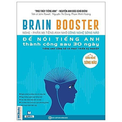 Sách - Brain Booster Nghe Phản Xạ Tiếng Anh Nhờ Công Nghệ Sóng Não - Tiếng Anh Phát Triển Sự Nghiệp - MCBooks