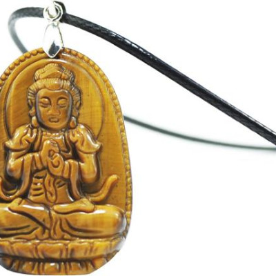 Mặt Phật Bản Mệnh Như Lai Đại Nhật Đá Mắt Hổ Thiên Nhiên