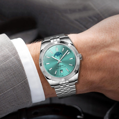 Đồng hồ nam chính hãng LOBINNI L19018-1,Kính Sapphire,chống xước,chống nước 50M,BH 24 tháng,máy cơ(Automatic)