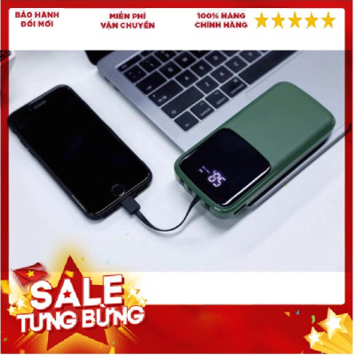 Sạc dự phòng đa năng hoco DB07 tích hợp sẵn 4 dây cáp tiện lợi dung lượng 10.000mah - Hàng chính hãng