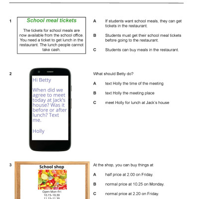 A2 Key For Schools Practice Tests 6-10