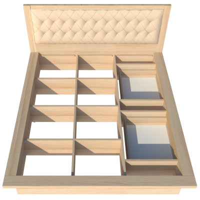 Giường 2 Hộc Kéo FG129 (180cm x 200cm)