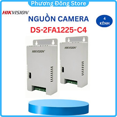 NGUỒN TỔNG Camera 4 KÊNH 48W HIKVISION DS-2FA1225-C4 - Hàng Chính Hãng
