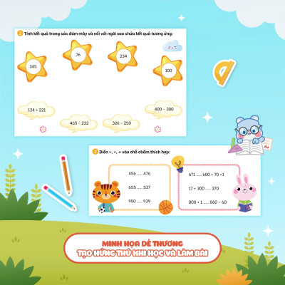 Phiếu Bài Tập Củng Cố Toán Theo Tuần Lớp 3