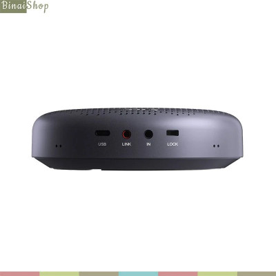 Emeet Luna Plus Kit - Loa Kèm Micro Họp Trực Tuyến, Chống Ồn VoiceIA, Bluetooth 5.0, 8+1 Micrô Dành Cho Nhóm 14 Người- Hàng chính hãng