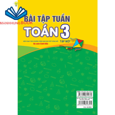 Sách - Bài Tập Tuần Toán Lớp 3 Tập 1 - Cánh Diều.