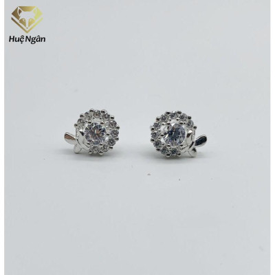 Combo dây chuyền và bông tai Ý 925 Huệ Ngân - Cánh bướm mùa xuân DS160008-ES160008