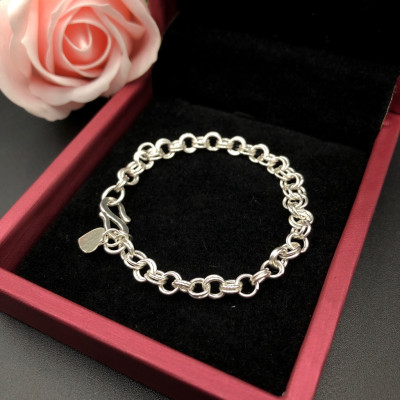 lắc tay lắc chân trẻ em bằng bạc ta lte041