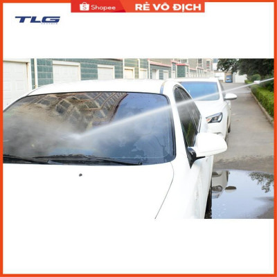 Bộ dây và vòi xịt rửa xe tưới cây tăng áp 3-5M (cút nhựa nối nhựa đen 713-2) 206846