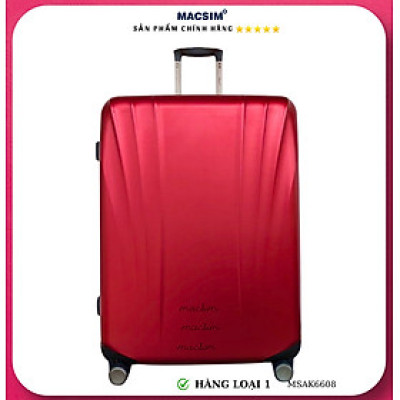 Vali cao cấp Macsim Aksen hàng loại 1 MSAK6608 cỡ 28 inch-màu đỏ