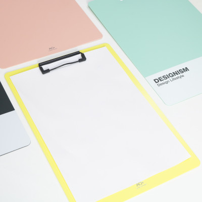 Bìa trình ký nhựa A4 AO+ đơn Bìa kẹp nhựa giấy, tài liệu, kẹp hồ sơ A4 một mặt Designism DB410