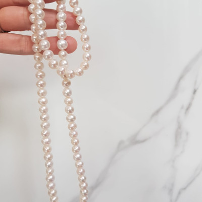 Bộ Trang Sức Ngọc Trai Trắng Bóng đẹp lắm ạ  Size hạt 8mm có khoen đẹp  Combo gồm cả vòng và Dây đeo cổ đẹp sang món quà ý nghĩa luôn ạ