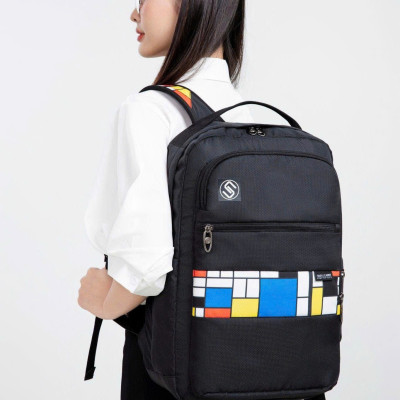 Balo Laptop 15.6 Inch Simplecarry M551 Thiết Kế Đơn Giản Kiểu Dáng Thời Trang Nhiều Ngăn Rộng Rãi Phù Hợp Mang Đi Học Đi Làm Hàng Ngày - Hàng Chính Hãng