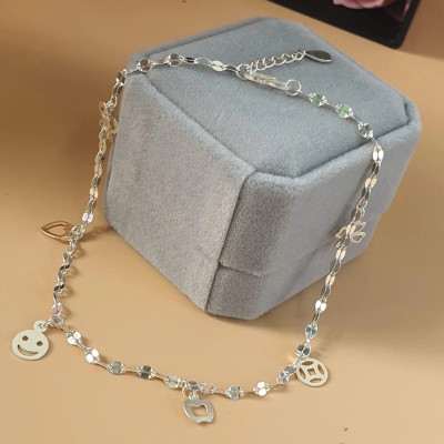 Lắc Chân Bạc Hiểu Minh LC035