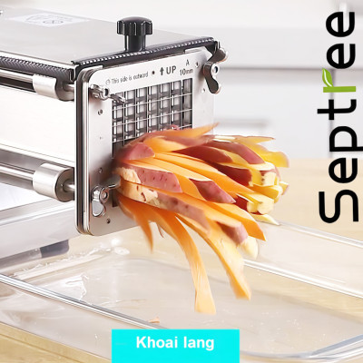 Máy cắt khoai tây, khoai lang và các loại củ kiểu Pháp - Chuyên nghiệp. Thương hiệu Mỹ cao cấp Septree - T1000. HÀNG CHÍNH HÃNG