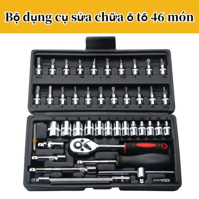 Bộ Dụng Cụ Đa Năng 46 Chi Tiết Cầm Tay Loại Tốt- Hoàn Hảo Cho  Việc Sửa Chữa, ĐÈN TRANG TRÍ , ĐỒNG HỒ TREO TƯỜNG