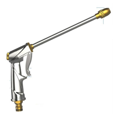 Bộ dây và vòi xịt tăng áp lực nước  rửa xe tưới cây loại 7.5m (dãn nở 22m)  206733