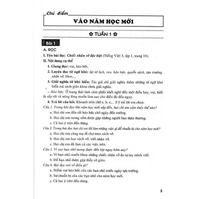 Bồi Dưỡng Tiếng Việt Lớp 3 (Bám Sát Sách Giáo Khoa Chân Trời Sáng Tạo - HA