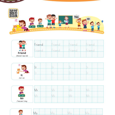Luyện Viết Chữ Từ Vựng Tiếng Anh Theo Chương Trình Sách Giáo Khoa 3 (Global)