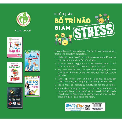 Sách - Chế Độ Ăn Bổ Trí Não Giảm Stress - Chính Thông Book