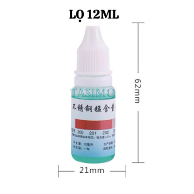 Dung Dịch Kiểm Tra So Sánh Inox Không Gỉ 304 và Các Loại Inox Thường