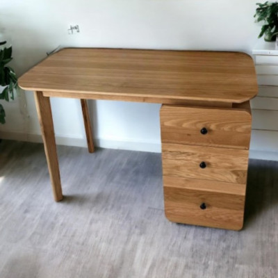 Bàn làm việc 3 ngăn kéo SM03CT Tundo KT Ngang 120 x Sâu 55 x Cao 76cm