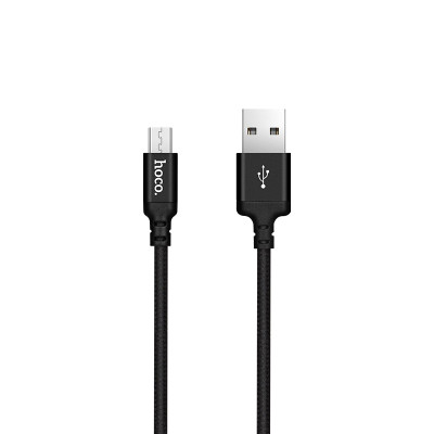 Cáp sạc Hoco X14 kết nối Micro vải dù chắc chắn truyền data tốc độ cao cho Android ( 2 size ) - Hàng chính hãng