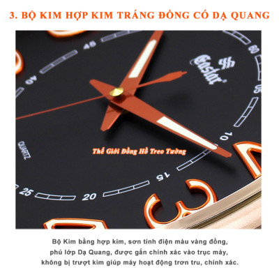 Đồng Hồ Cao Cấp KIM TRÔI EASTAR DẠ QUANG Tròn Cổ Điển - Máy Nhật Kim Trôi Êm ái, Không Gây Tiếng Động - Tặng Pin Maxell - BH 1 Năm