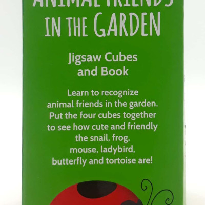 Animal Friends In The Garden (Jigsaw Cubes & Book)