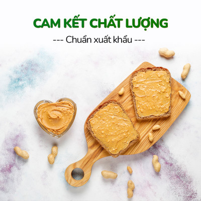 Bơ đậu phộng  Crunchy 400gr DAN D PAK 100% thành phần tự nhiên, không chất bảo quản, thơm ngon, phù hợp với người ăn kiêng, tiểu đường, tập thể dục thể thao