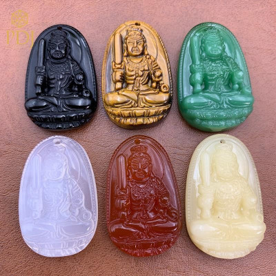 Mặt phật bản mệnh size lớn - tặng kèm dây dù đeo 