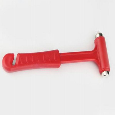 Búa đập kính thoát hiểm, kèm dao cắt dây an toàn mini loại mỏng