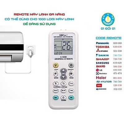 (Clip HDSD) Remote điều khiển máy lạnh đa năng 1000 tần số cho các hãng sản xuất vn, thái lan, nội địa nhật (HDSD TV)