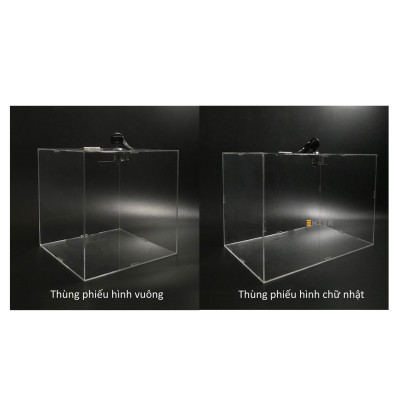 Thùng phiếu mica Enter H13 30x30x30cm 3mm