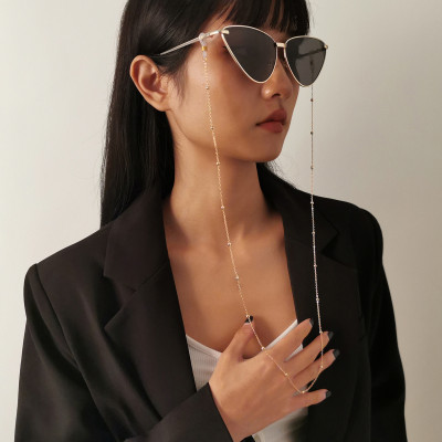 Dây đeo gọng kính kim loại phụ kiện kính chống lạc phong cách Âu Mỹ