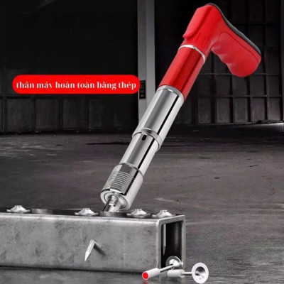 Dụng Cụ Bắn Đinh Bê Tông Sắt Thép Thông Minh Hàng Loại 1 – Không Điện, An Toàn, Có 100 Đinh Đi Kèm