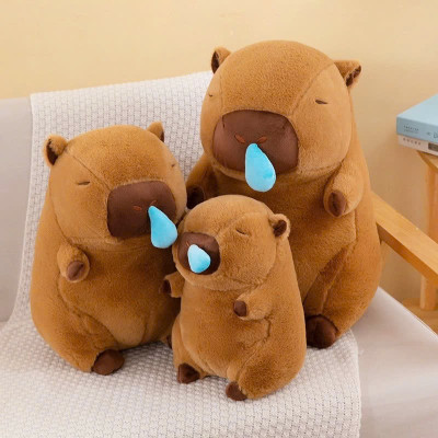 Gấu bông Chuột Capybara Thú nhồi bông Capybara Bộ trưởng Bộ Ngoại Giao đáng yêu 23cm Thú Bông Quà Tặng