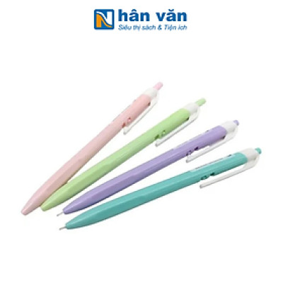 Bút Bi Đầu Bấm Deli XTREAM 0.7mm - EQ03336 - Mực Xanh - Giao Màu Vỏ Ngẫu Nhiên