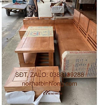 bộ góc phòng khách nhỏ 1m8 x 2m