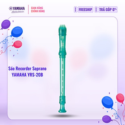 Sáo dọc Recorder Soprano Rainbow YAMAHA YRS-20BB kèm túi đựng - Tiêu chuẩn giáo dục quốc tế